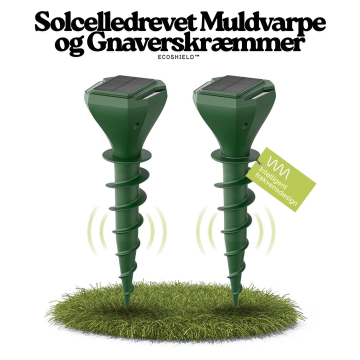EcoShield™ – Répulsif solaire pour taupes et rongeurs