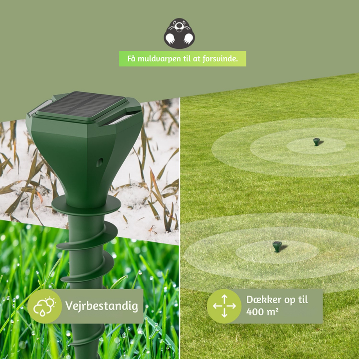 EcoShield™ – Répulsif solaire pour taupes et rongeurs