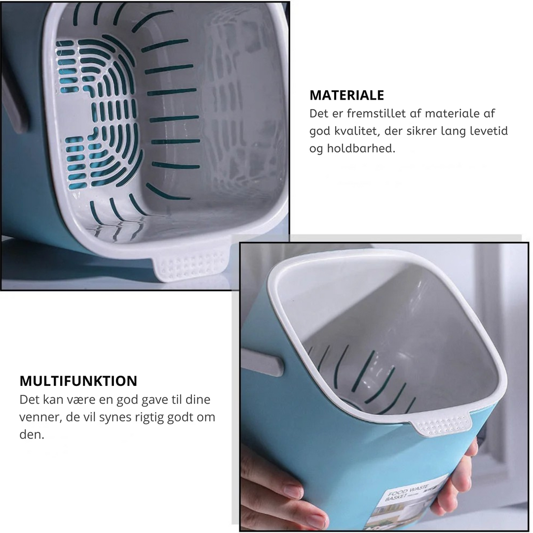 EcoSort™ – Pattumiera Doppia Compatta