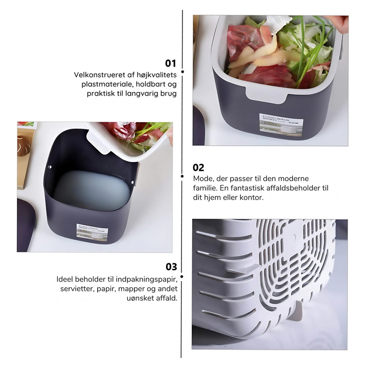 EcoSort™ – Pattumiera Doppia Compatta