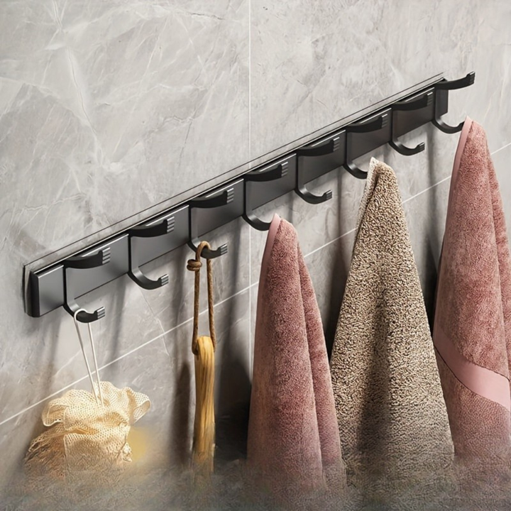 SempliceAppendere: Stendino in Metallo – modello da parete multifunzionale con ganci, stabile e decorativo per giacche e cappelli