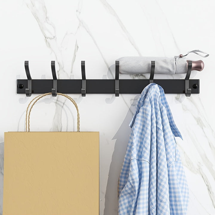 SempliceAppendere: Stendino in Metallo – modello da parete multifunzionale con ganci, stabile e decorativo per giacche e cappelli