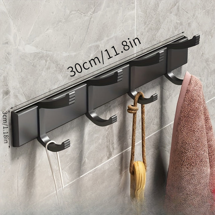 SempliceAppendere: Stendino in Metallo – modello da parete multifunzionale con ganci, stabile e decorativo per giacche e cappelli
