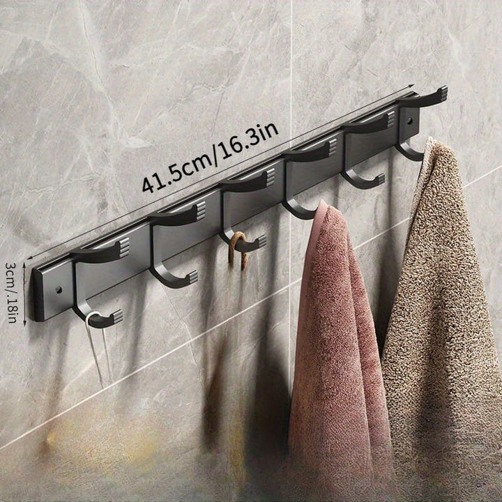 SempliceAppendere: Stendino in Metallo – modello da parete multifunzionale con ganci, stabile e decorativo per giacche e cappelli