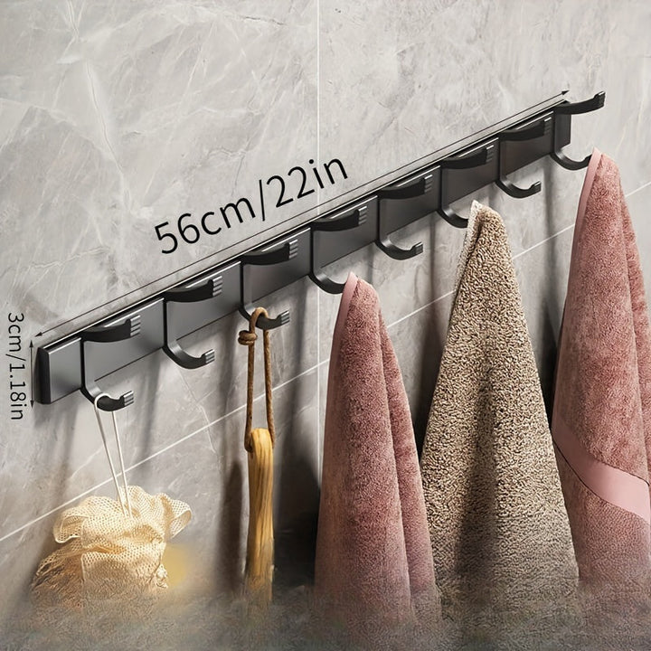 SempliceAppendere: Stendino in Metallo – modello da parete multifunzionale con ganci, stabile e decorativo per giacche e cappelli