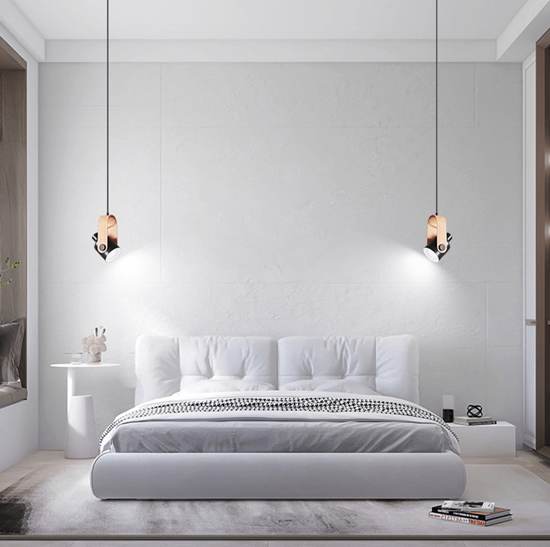 EiraBeam: Lampada a sospensione scandinava in legno e metallo – Design elegante per sala da pranzo e soggiorno