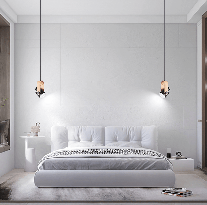 EiraBeam: Lampada a sospensione scandinava in legno e metallo – Design elegante per sala da pranzo e soggiorno