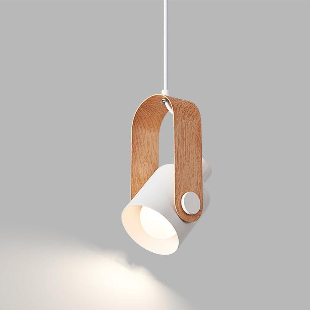 EiraBeam: Lampada a sospensione scandinava in legno e metallo – Design elegante per sala da pranzo e soggiorno