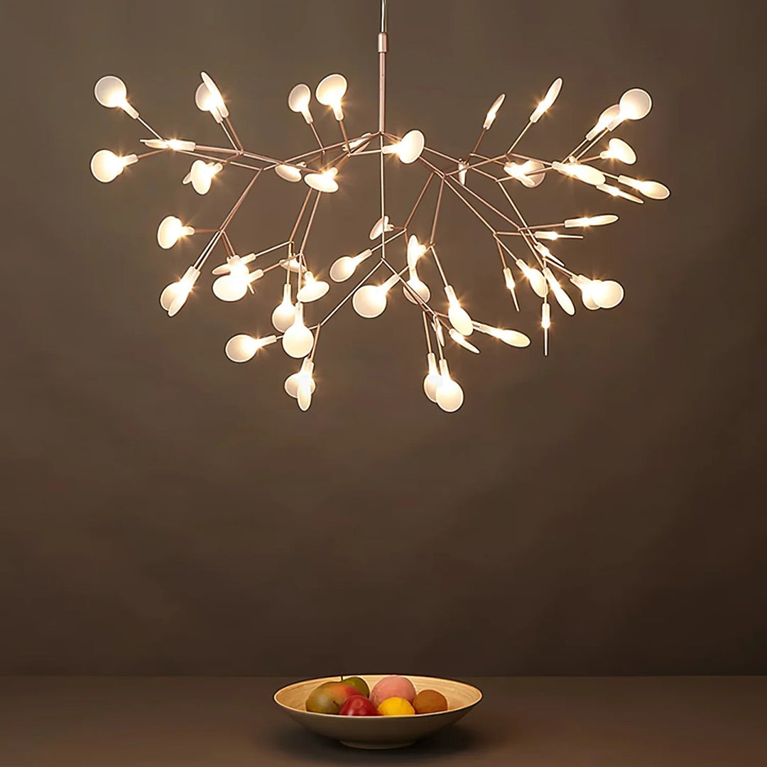 Elaris: Moderno lampadario Sputnik con ottica di lucciole – per sala da pranzo e soggiorno