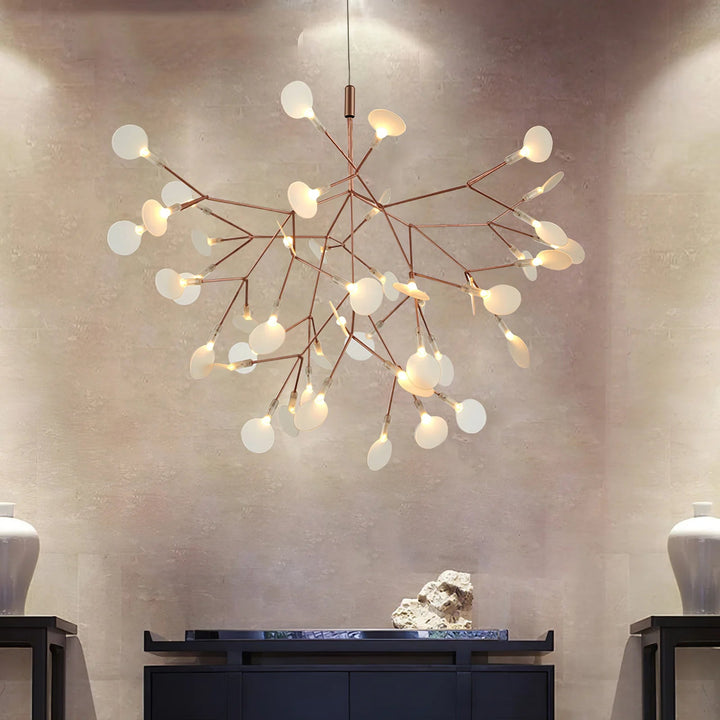Elaris: Moderno lampadario Sputnik con ottica di lucciole – per sala da pranzo e soggiorno