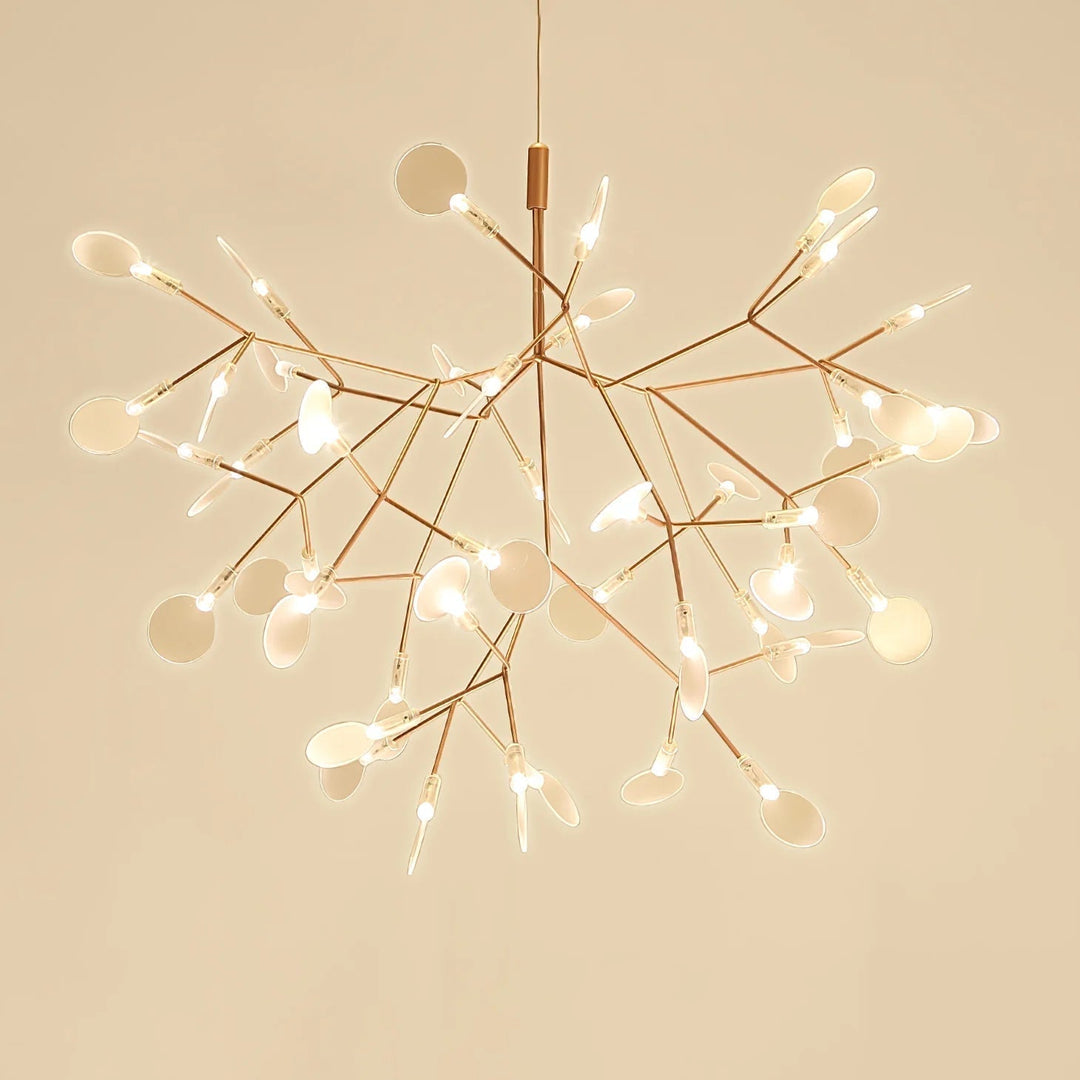 Elaris: Moderno lampadario Sputnik con ottica di lucciole – per sala da pranzo e soggiorno