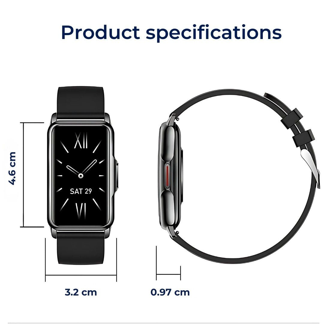 Orologio Intelligente Elegante per Stile Quotidiano | Monitoraggio della Salute - Design Durevole - Connettività Continua Tutto il Giorno