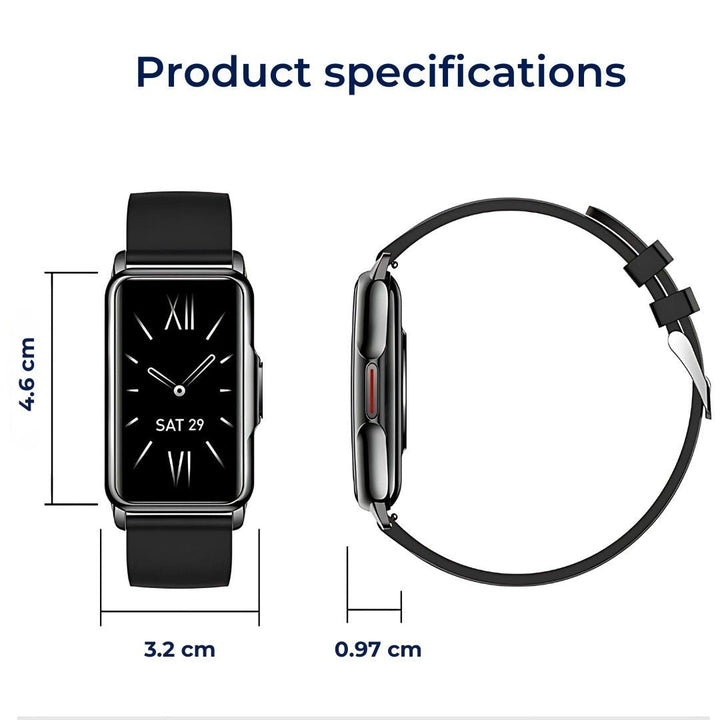 Orologio Intelligente Elegante per Stile Quotidiano | Monitoraggio della Salute - Design Durevole - Connettività Continua Tutto il Giorno