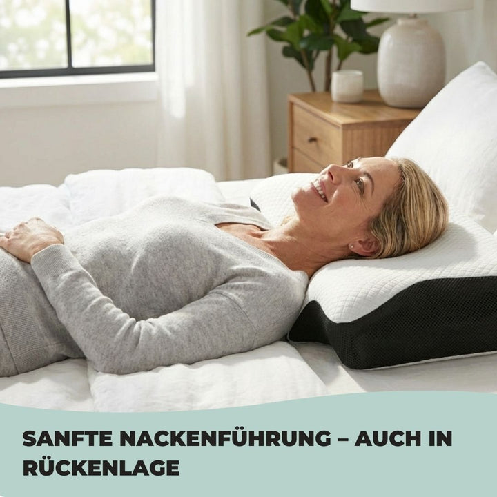 ErgoSchlaf: Cuscino ortopedico per il collo – ergonomico e confortevole per una postura di sonno sana