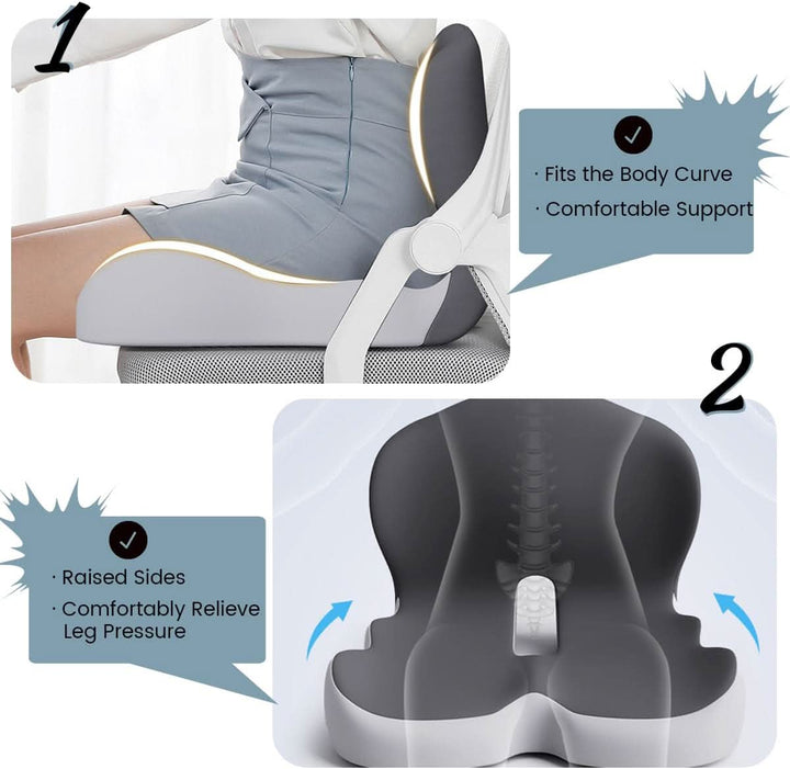 ERGOCOMFORT PAD – Cuscino in Memory Foam Premium per Postura e Comfort