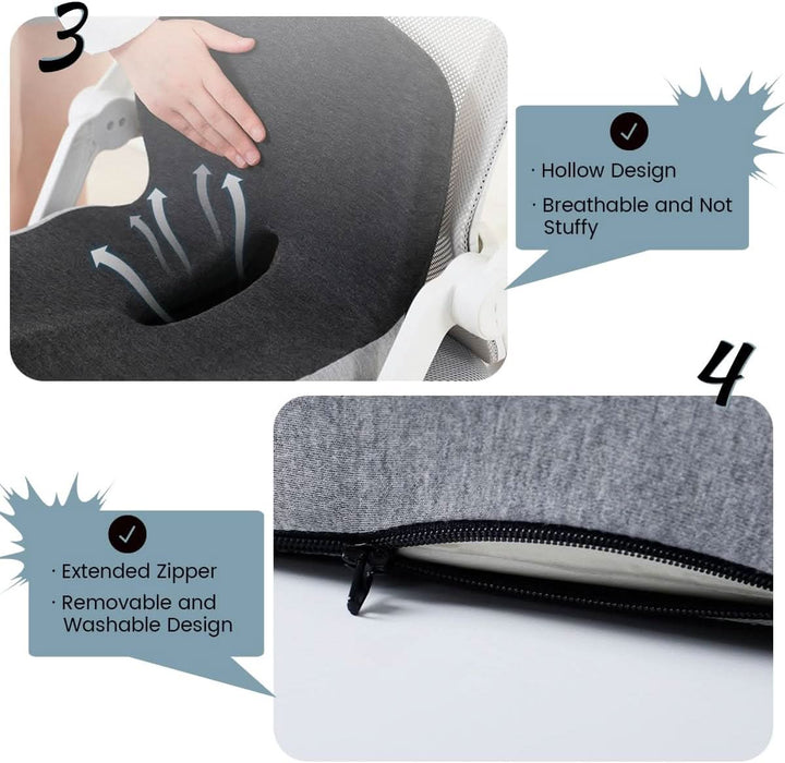 Cuscino Ergonomico per Sedia con Supporto Lombare