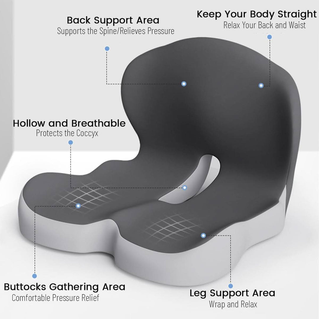ERGOCOMFORT PAD – Cuscino in Memory Foam Premium per Postura e Comfort
