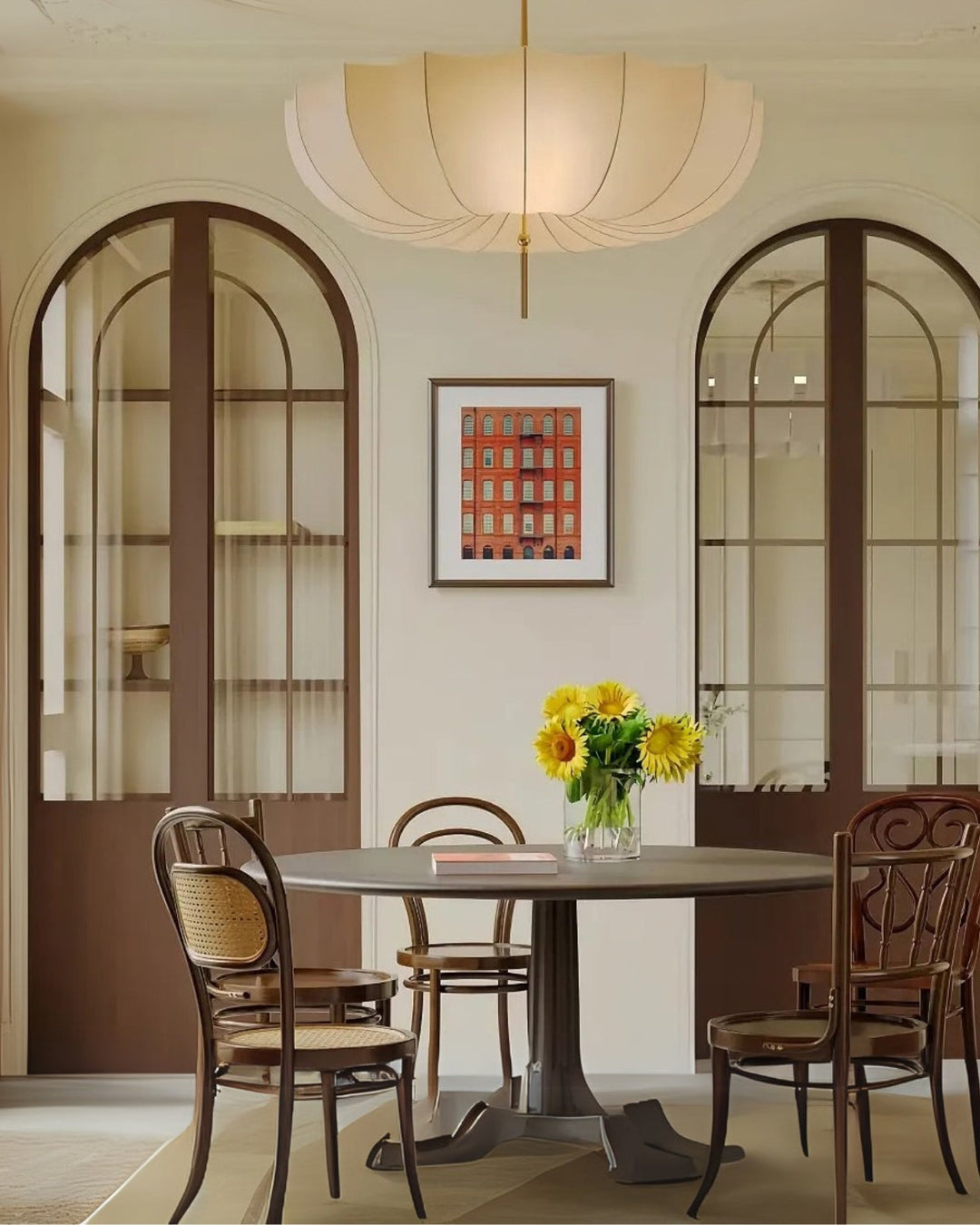 ÉtoileAmbiente: Lampada da soffitto in vetro – elegante lampada con forma sospesa, lussuosa per camere da letto e lounge