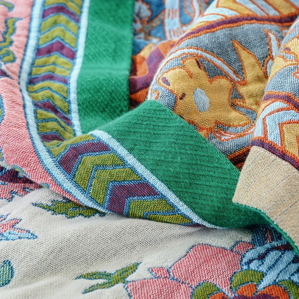 Coperta Reversibile Europea a Fiori