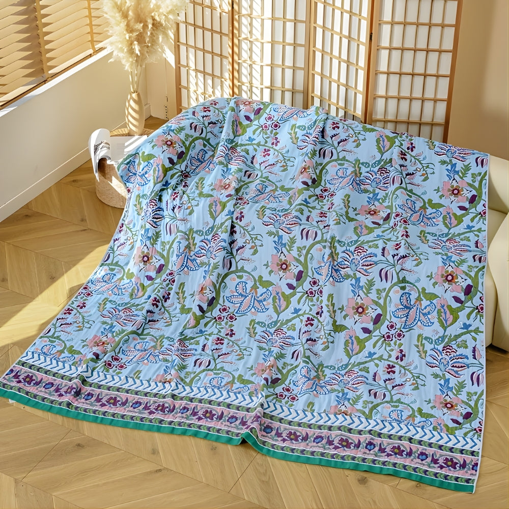 Coperta Reversibile Europea a Fiori