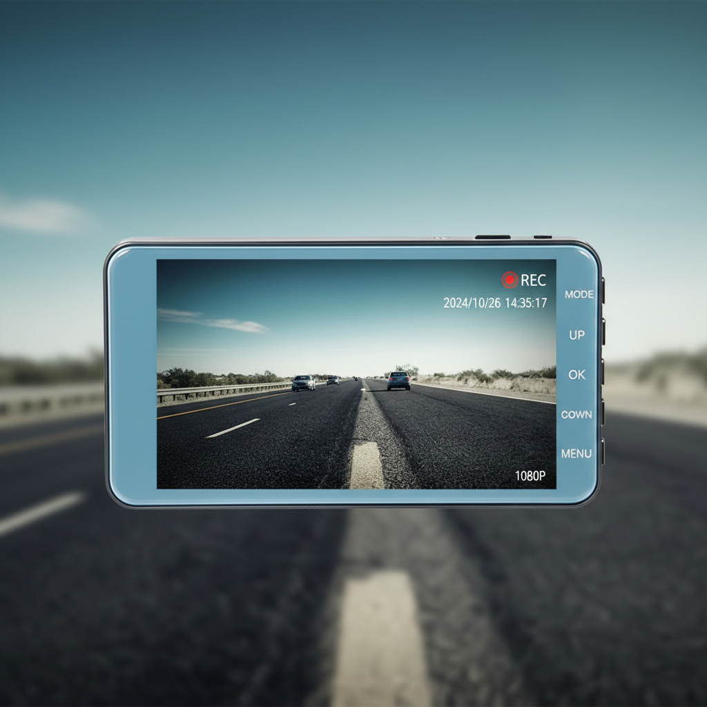 Telecamera da cruscotto anteriore e posteriore per auto con visione notturna