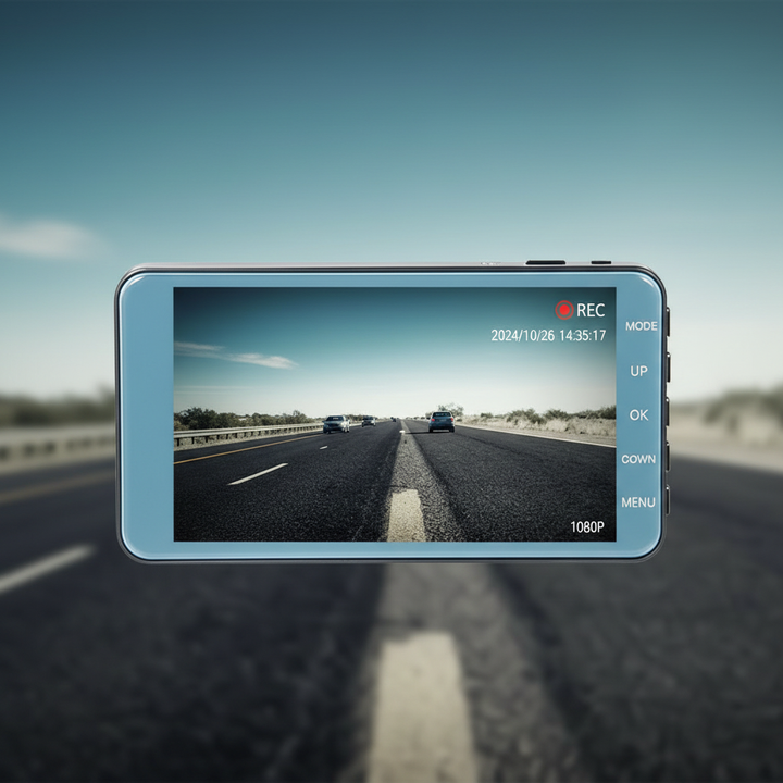 Telecamera da cruscotto anteriore e posteriore per auto con visione notturna