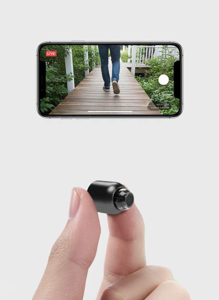 Mini Telecamera di Sicurezza WiFi con Visione Notturna