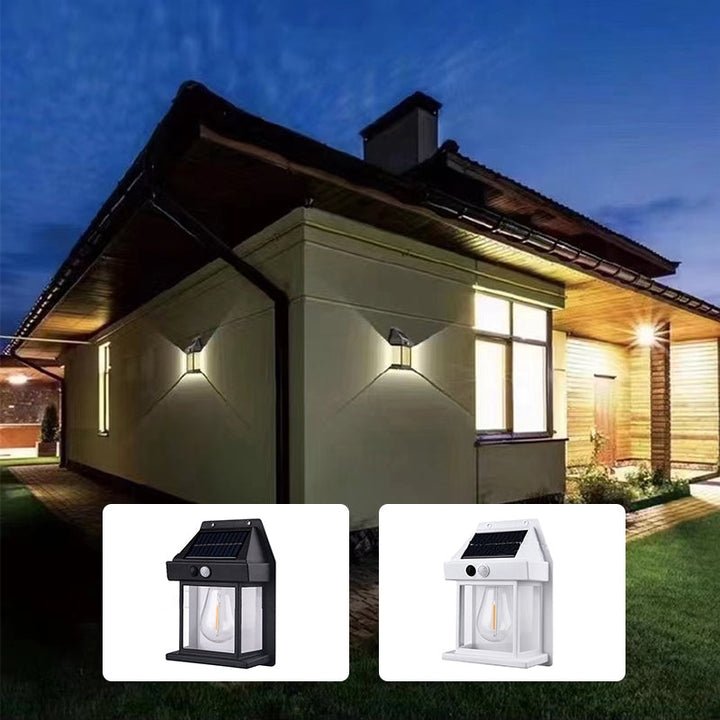 1+1 Gratuito | Applique Murale Solare Wolfram per Esterni