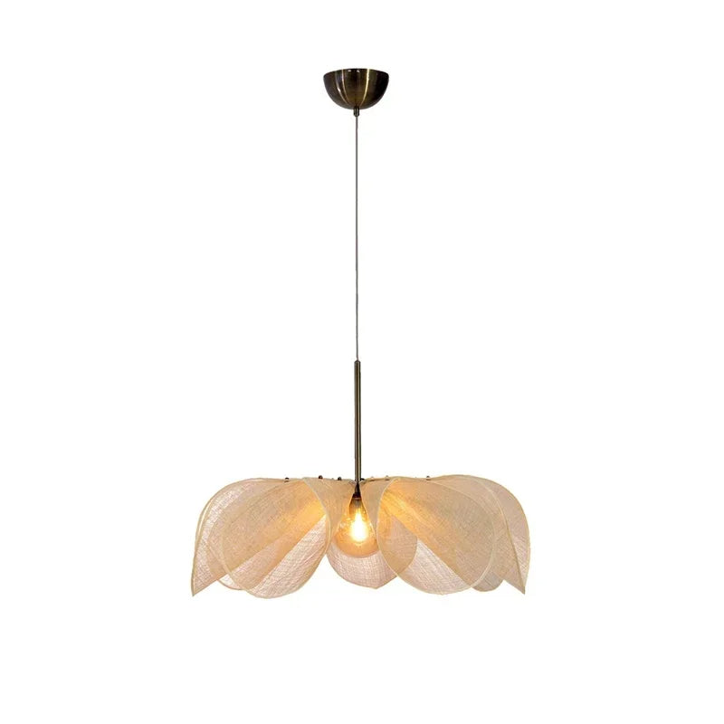 FabricaRetro: Lampada a sospensione in tessuto – Lampada di design vintage LED per soggiorno