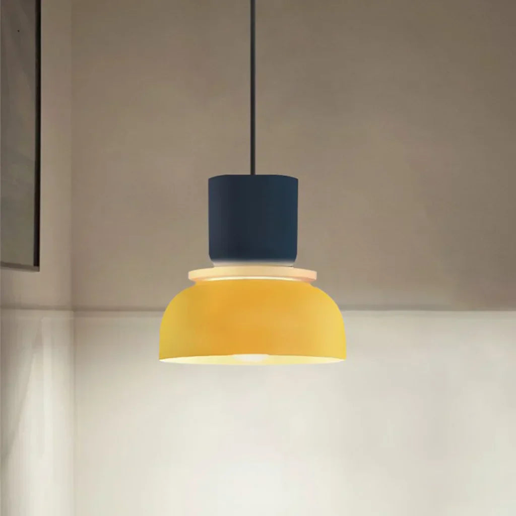 FarbAura: Lampadario in stile nordico – Lampada a sospensione LED designer per interni