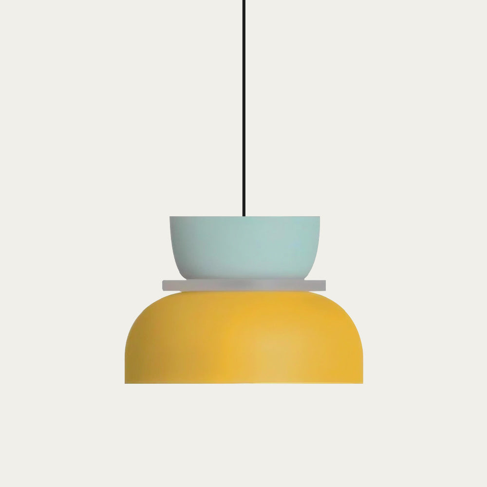 FarbAura: Lampadario in stile nordico – Lampada a sospensione LED designer per interni