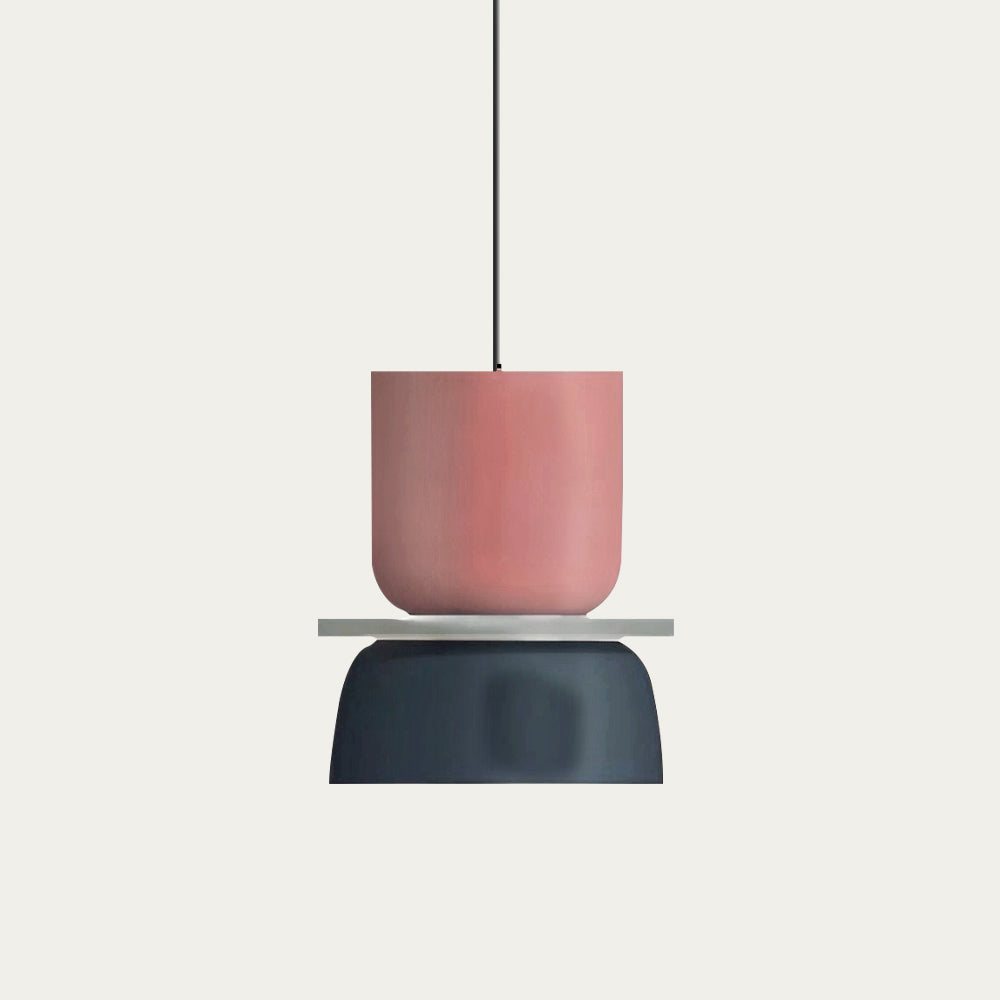 FarbAura: Lampadario in stile nordico – Lampada a sospensione LED designer per interni
