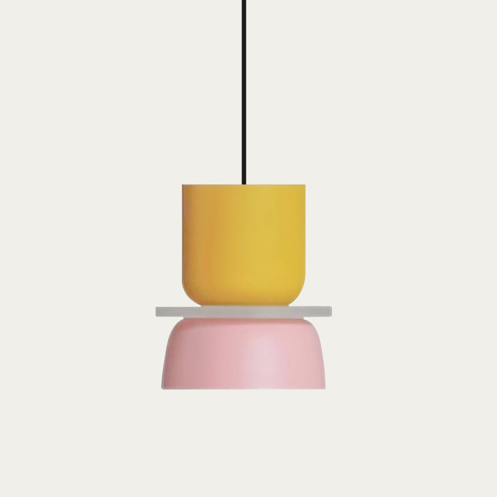 FarbAura: Lampadario in stile nordico – Lampada a sospensione LED designer per interni
