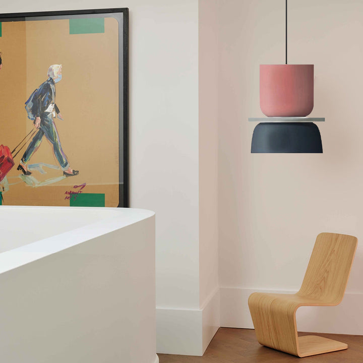 FarbAura: Lampadario in stile nordico – Lampada a sospensione LED designer per interni