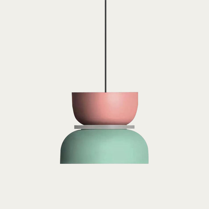 FarbAura: Lampadario in stile nordico – Lampada a sospensione LED designer per interni