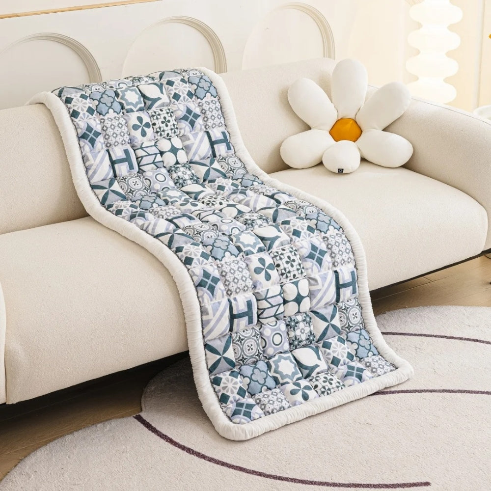 FarbenOase: Rivestimento per divano in stile Boho con motivo trapuntato extra spesso e protezione facile da pulire – per divano e lounge