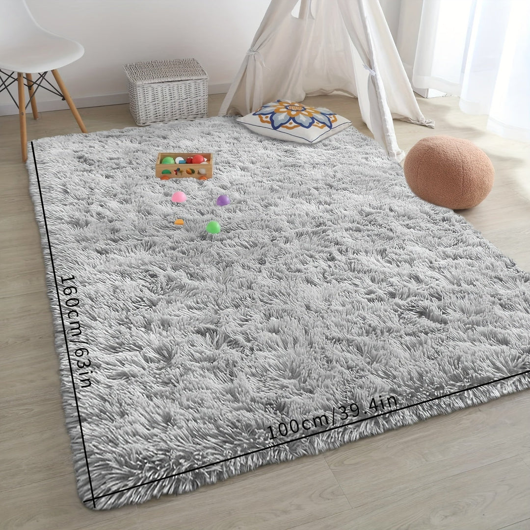 FestGlanz: Tappeto soffice rettangolare lussuoso decorativo – perfetto per soggiorno e decorazioni festive