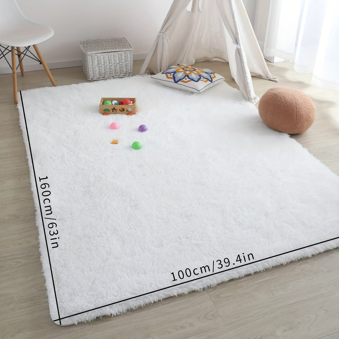 FestGlanz: Tappeto soffice rettangolare lussuoso decorativo – perfetto per soggiorno e decorazioni festive