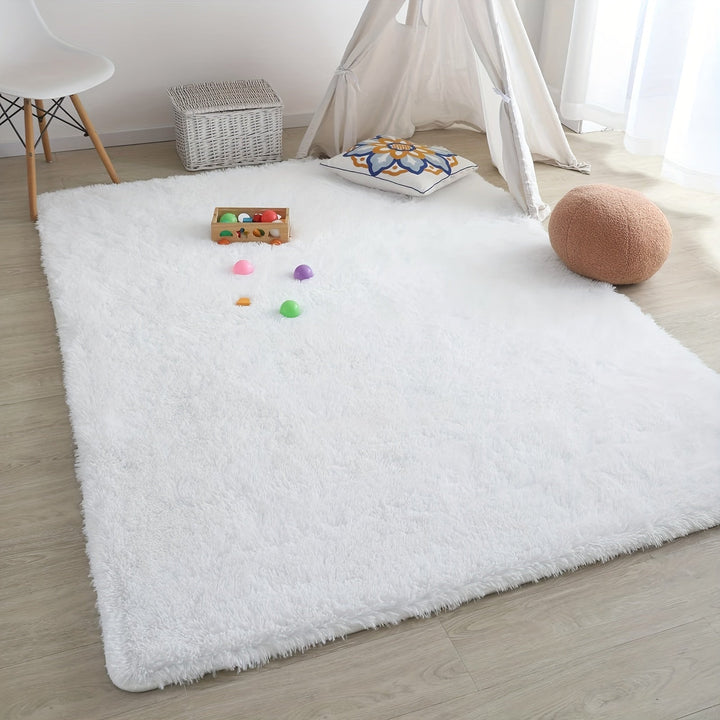 FestGlanz: Tappeto soffice rettangolare lussuoso decorativo – perfetto per soggiorno e decorazioni festive