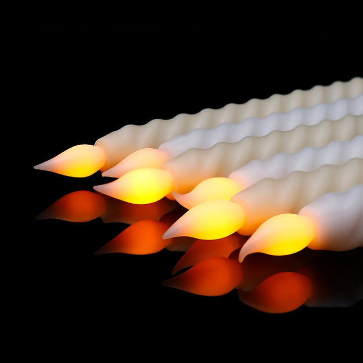 FestiGlow: Candele LED 3D – Illuminazione natalizia con calore luminoso