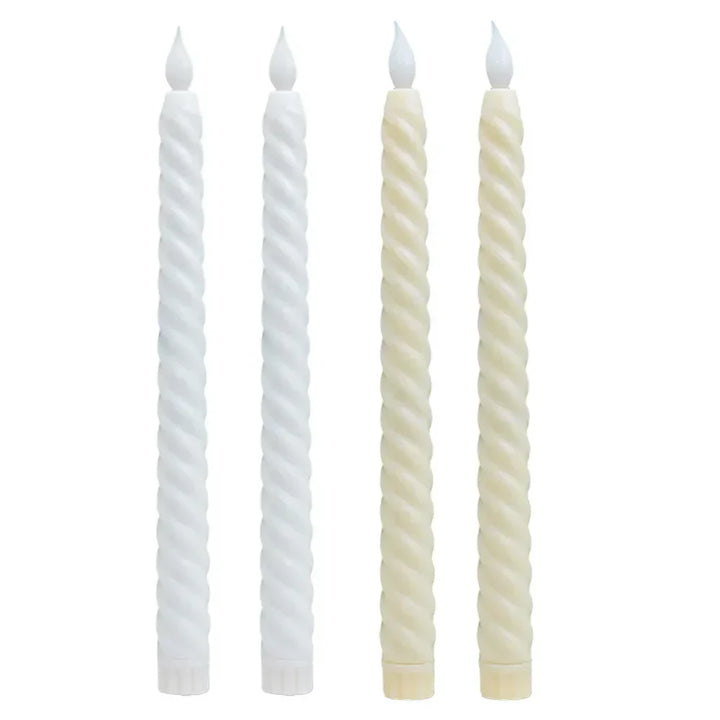 FestiGlow: Candele LED 3D – Illuminazione natalizia con calore luminoso