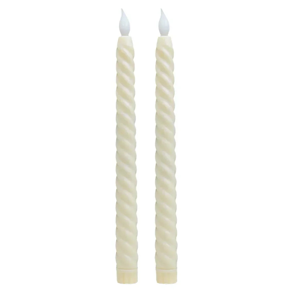 FestiGlow: Candele LED 3D – Illuminazione natalizia con calore luminoso