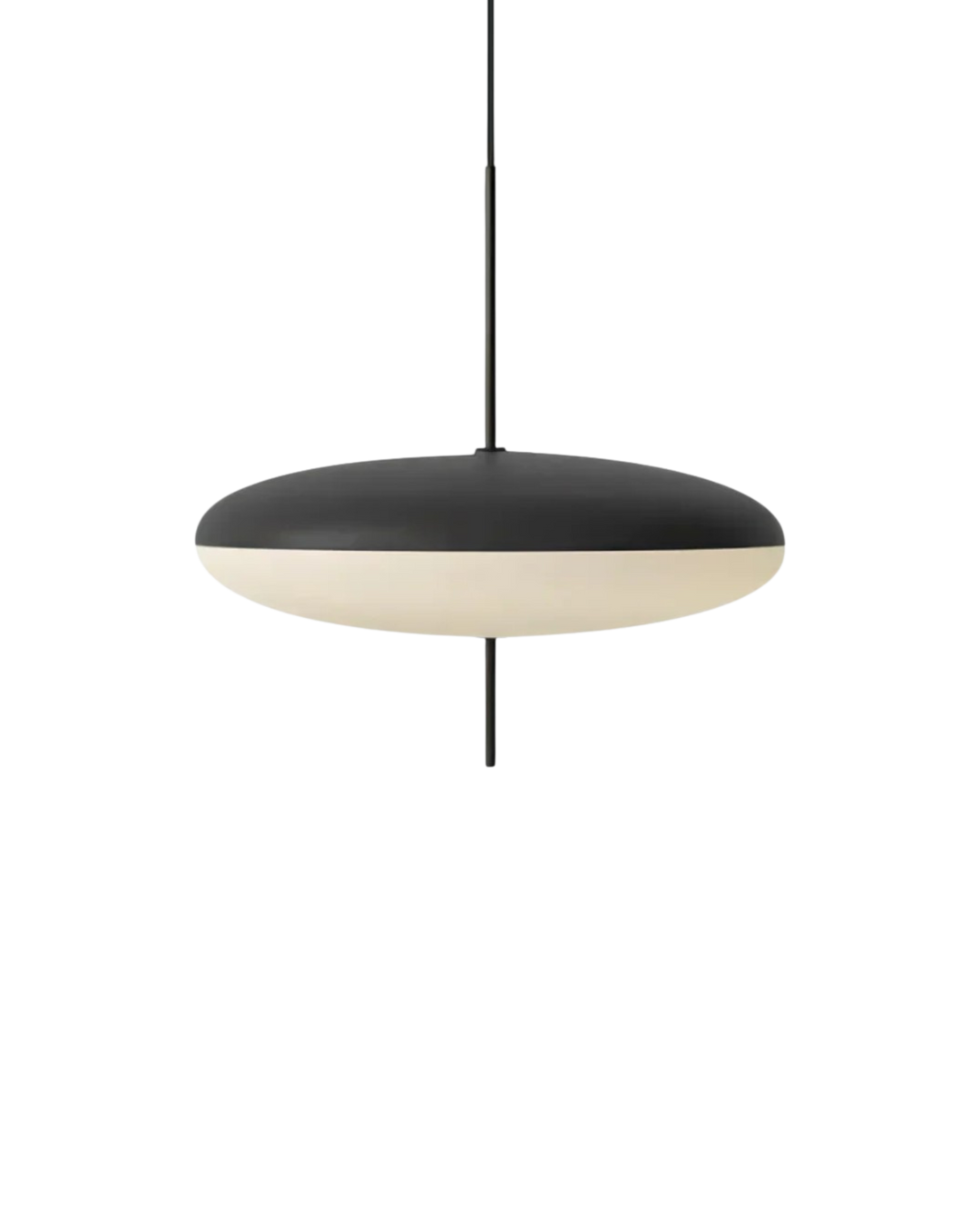 FinsternisLicht: Lampada a sospensione in vetro – elegante lampada con silhouette sospesa, lussuosa per camera da letto e ufficio