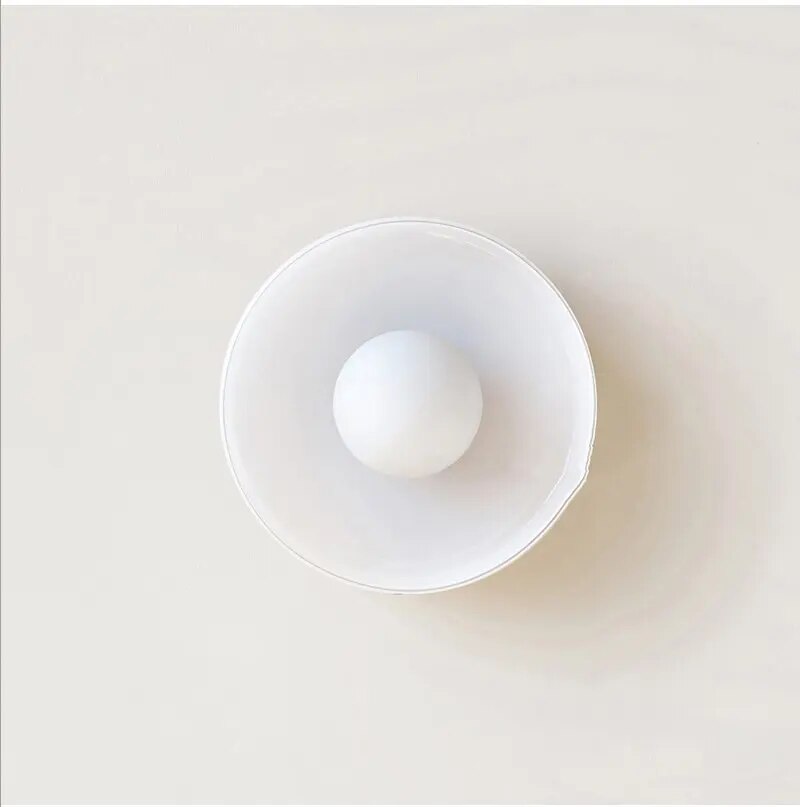 FjordLumen: Lampada da soffitto in vetro – Design scandinavo semplice e luce LED morbida