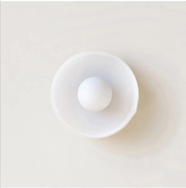 FjordLumen: Lampada da soffitto in vetro – Design scandinavo semplice e luce LED morbida