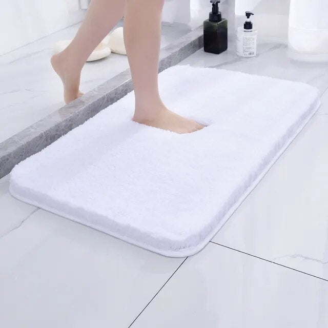 FlauschHeim: Tappeto da bagno morbido antiscivolo – Tappetino da bagno accogliente e assorbente