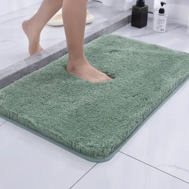 FlauschHeim: Tappeto da bagno morbido antiscivolo – Tappetino da bagno accogliente e assorbente