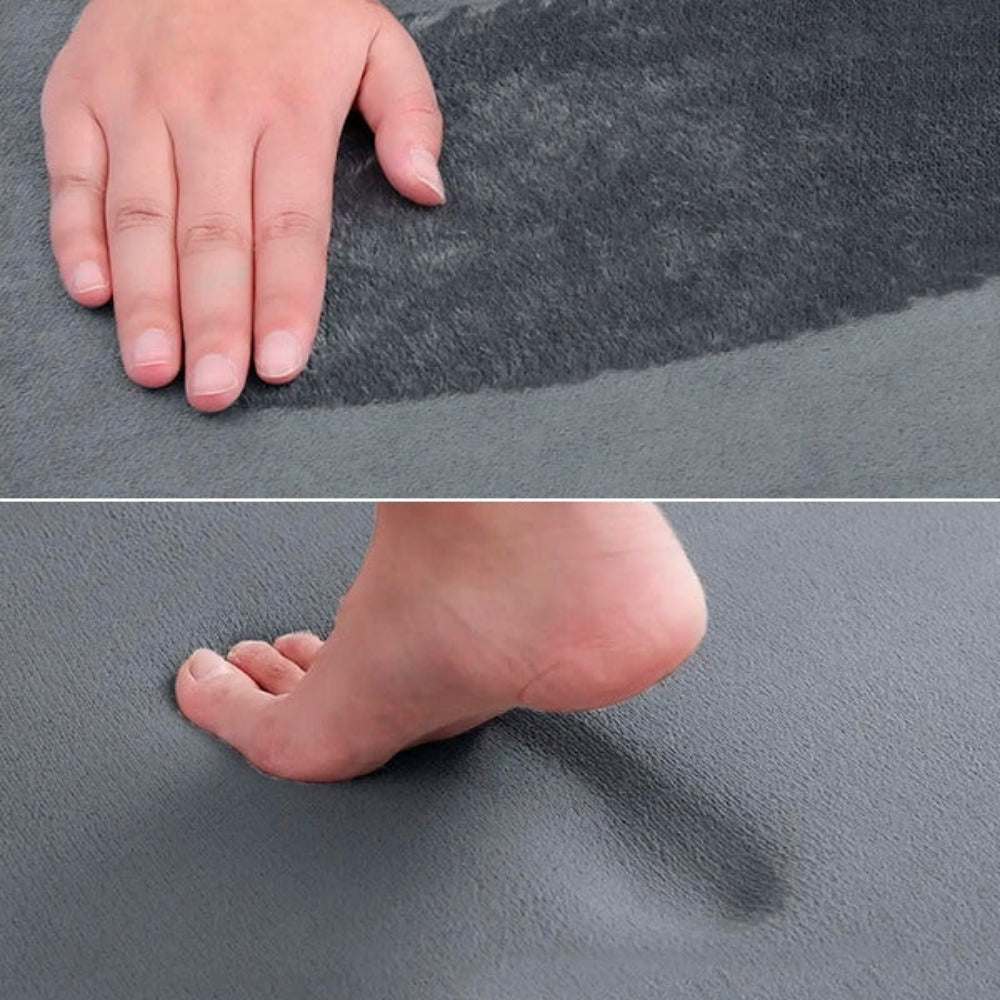 FlauschLust: Morbido Tappetino da Bagno in Memory Foam Antiscivolo