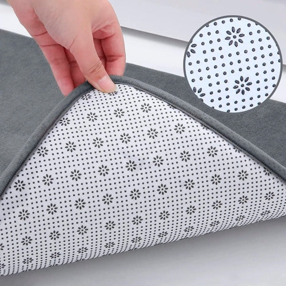 FlauschLust: Morbido Tappetino da Bagno in Memory Foam Antiscivolo
