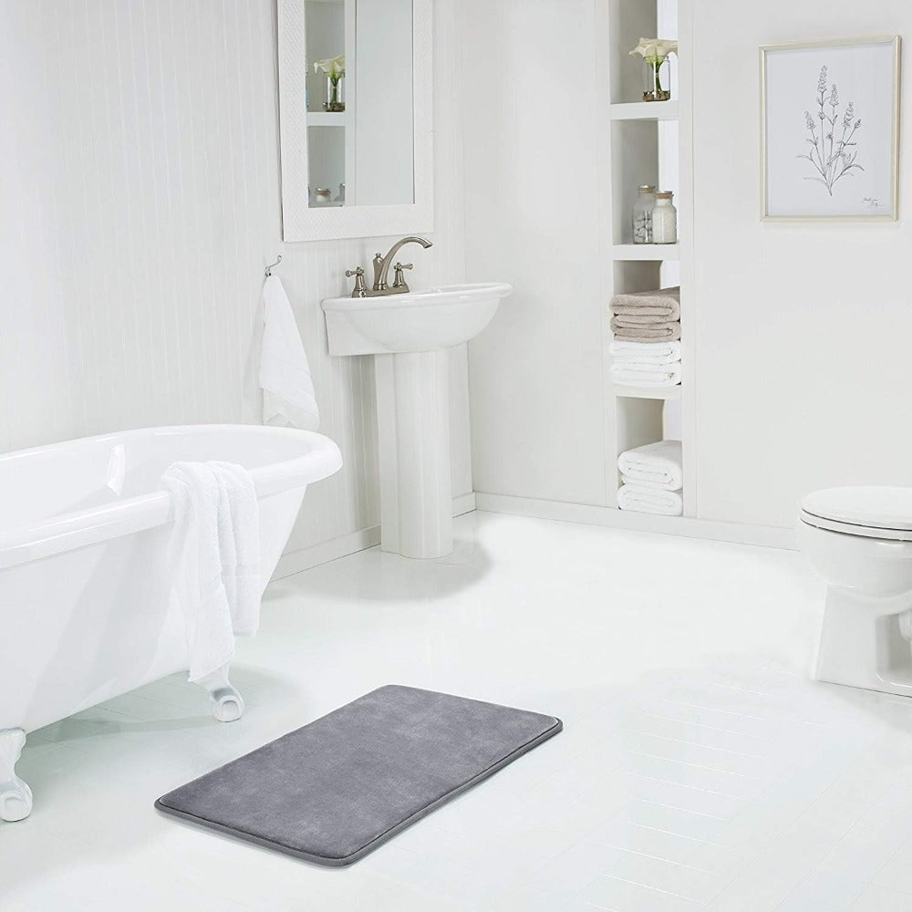 Tappetino da bagno antiscivolo in schiuma memory